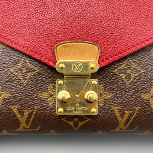 Louis Vuitton Pallas Chain Monogram Brown Red