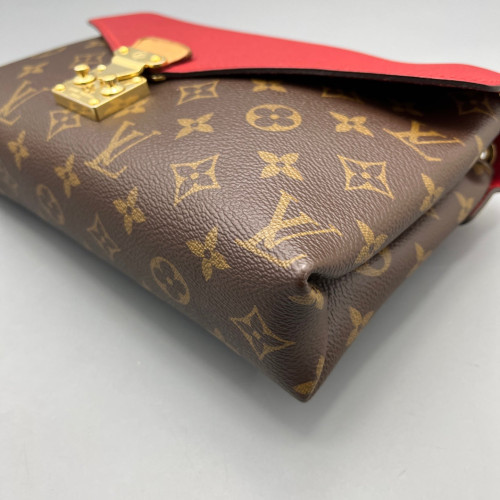 Louis Vuitton Pallas Chain Monogram Brown Red