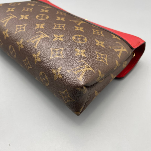 Louis Vuitton Pallas Chain Monogram Brown Red