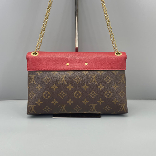 Louis Vuitton Pallas Chain Monogram Brown Red
