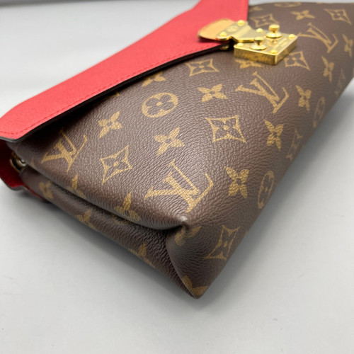 Louis Vuitton Pallas Chain Monogram Brown Red