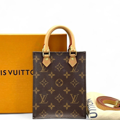 Louis Vuitton Petite Sac Plat Monogram Brown
