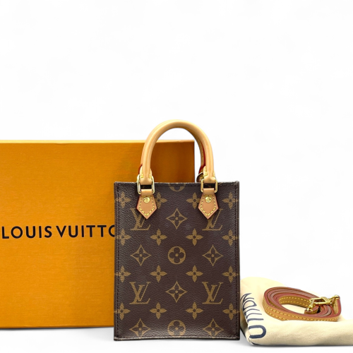 Louis Vuitton Petite Sac Plat Monogram Brown