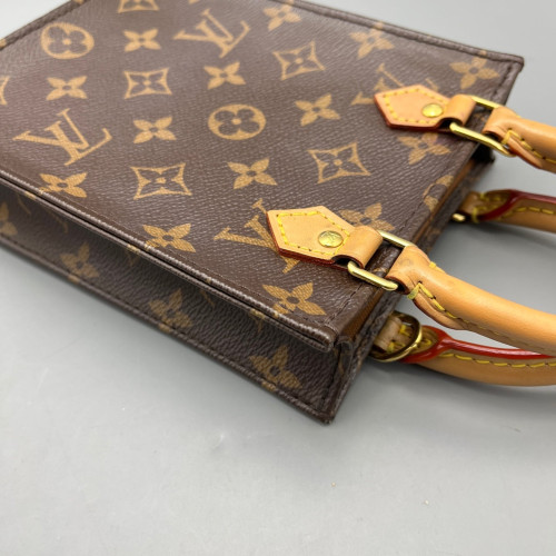 Louis Vuitton Petite Sac Plat Monogram Brown