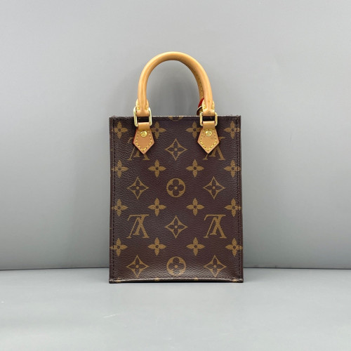 Louis Vuitton Petite Sac Plat Monogram Brown