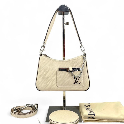 Louis Vuitton Marelle Handbag Epi Ecru