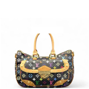 Louis Vuitton Rita Shoulder Bag Monogram Multicolor Black