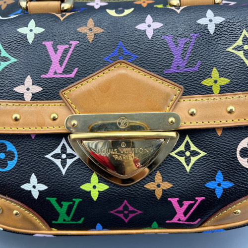 Louis Vuitton Rita Shoulder Bag Monogram Multicolor Black Louis Vuitton Rita Shoulder Bag Monogram Multicolor Black