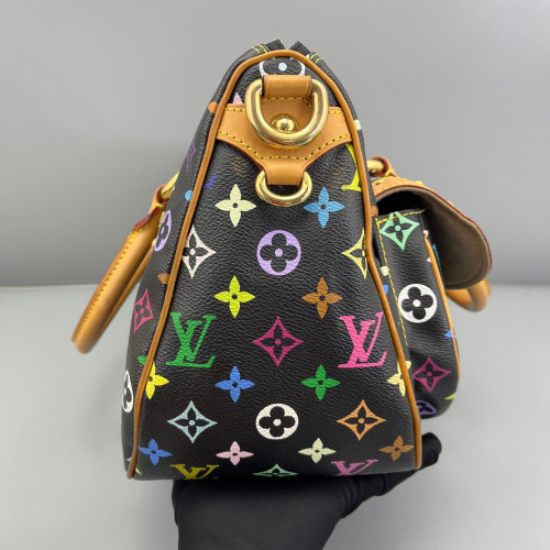 Louis Vuitton Rita Shoulder Bag Monogram Multicolor Black Louis Vuitton Rita Shoulder Bag Monogram Multicolor Black