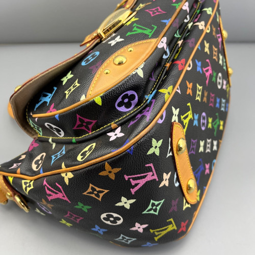 Louis Vuitton Rita Shoulder Bag Monogram Multicolor Black Louis Vuitton Rita Shoulder Bag Monogram Multicolor Black