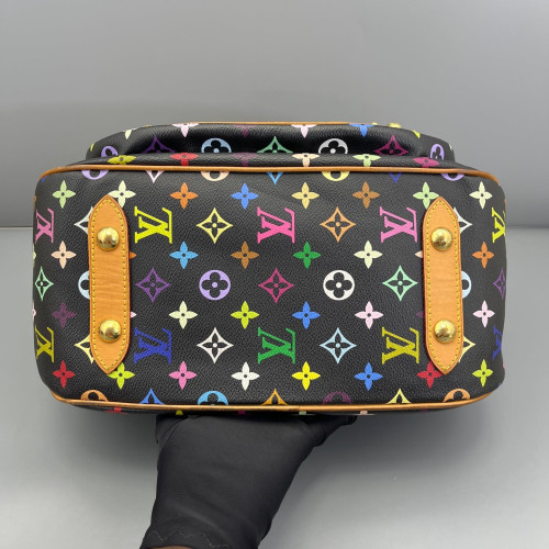 Louis Vuitton Rita Shoulder Bag Monogram Multicolor Black Louis Vuitton Rita Shoulder Bag Monogram Multicolor Black