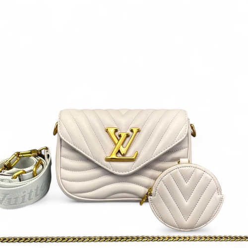 Louis Vuitton New Wave Multi Pochette Calfskin Purple