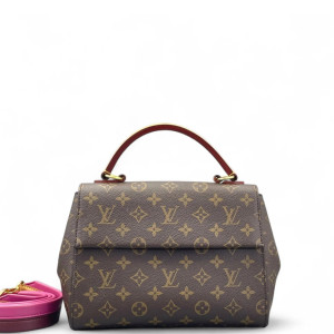 Louis Vuitton Cluny Bb Monogram Brown Pink Louis Vuitton Cluny Bb Monogram Brown Pink