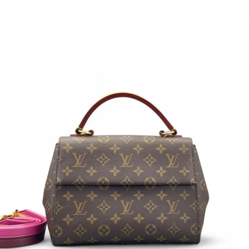 Louis Vuitton Cluny Bb Monogram Brown Pink