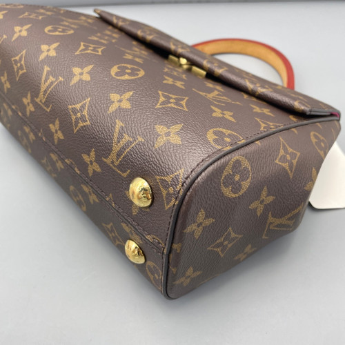 Louis Vuitton Cluny Bb Monogram Brown Pink