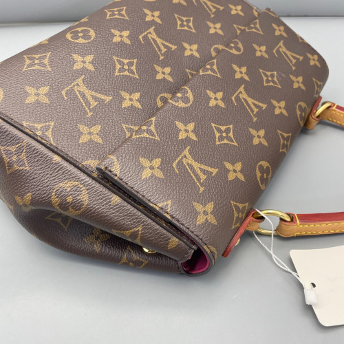 Louis Vuitton Cluny Bb Monogram Brown Pink