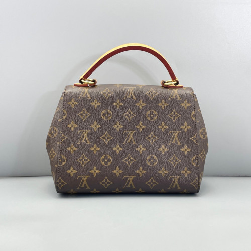 Louis Vuitton Cluny Bb Monogram Brown Pink
