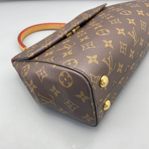 Louis Vuitton Cluny Bb Monogram Brown Pink