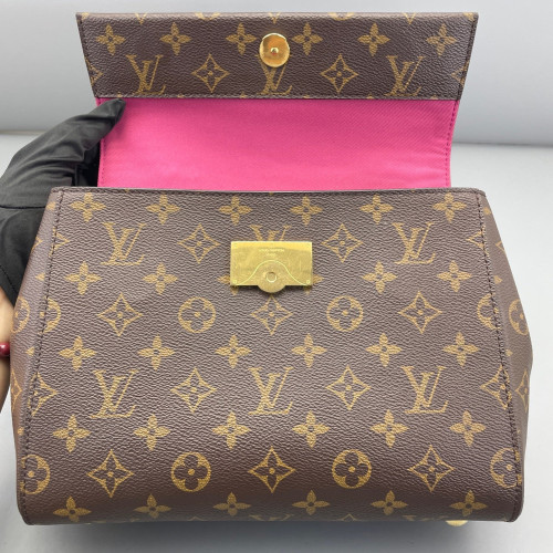 Louis Vuitton Cluny Bb Monogram Brown Pink