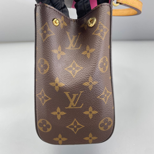 Louis Vuitton Cluny Bb Monogram Brown Pink