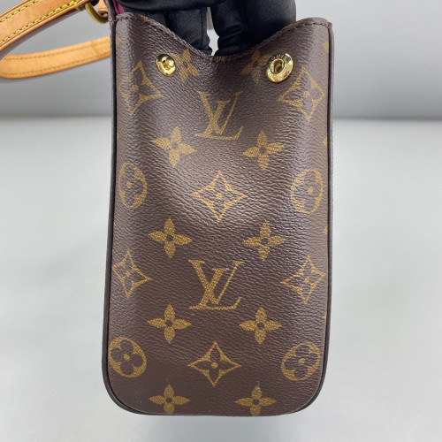 Louis Vuitton Cluny Bb Monogram Brown Pink