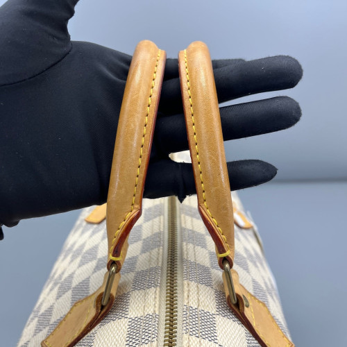 Louis Vuitton Speedy 30 Damier Azur White Grey