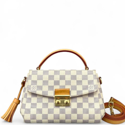 Louis Vuitton Croisette Damier Azur White