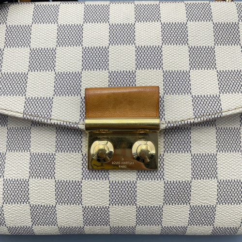 Louis Vuitton Croisette Damier Azur White