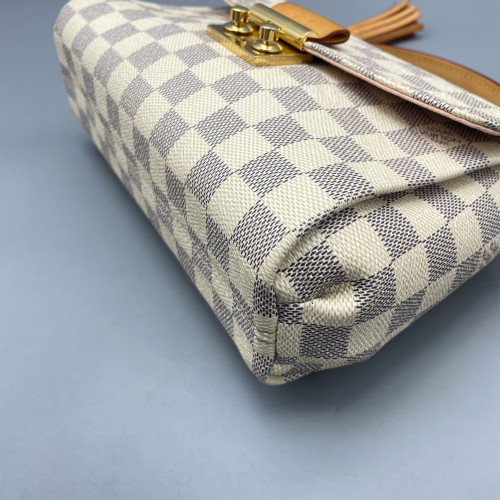 Louis Vuitton Croisette Damier Azur White