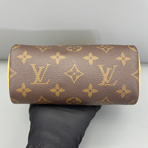 Louis Vuitton Nano Speedy Bandouliere Monogram Brown