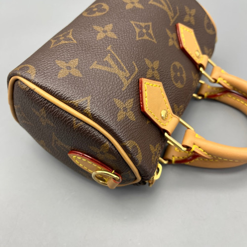 Louis Vuitton Nano Speedy Bandouliere Monogram Brown