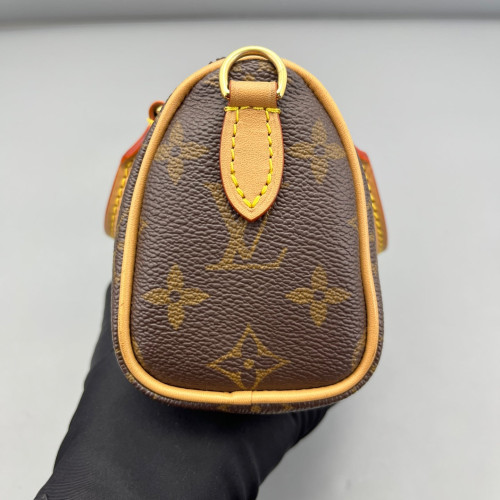 Louis Vuitton Nano Speedy Bandouliere Monogram Brown