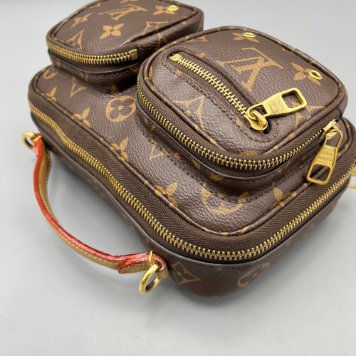 Louis Vuitton Utility Crossbody Monogram Brown