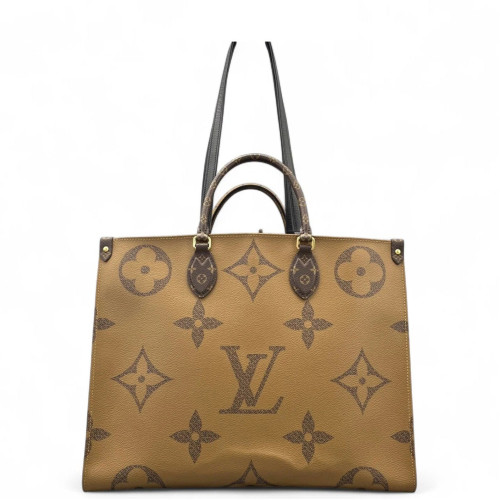 Louis Vuitton Onthego GM Reverse Monogram Giant Brown Black
