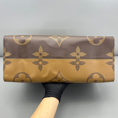 Louis Vuitton Onthego GM Reverse Monogram Giant Brown Black