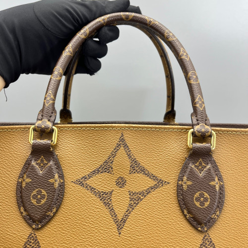 Louis Vuitton Onthego GM Reverse Monogram Giant Brown Black