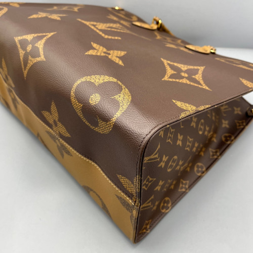 Louis Vuitton Onthego GM Reverse Monogram Giant Brown Black