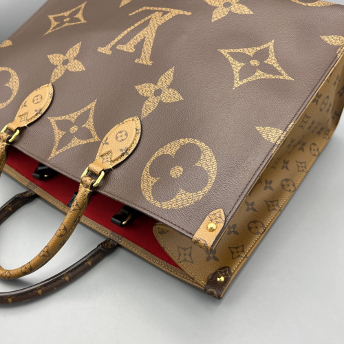 Louis Vuitton Onthego GM Reverse Monogram Giant Brown Black