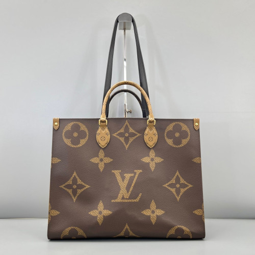 Louis Vuitton Onthego GM Reverse Monogram Giant Brown Black