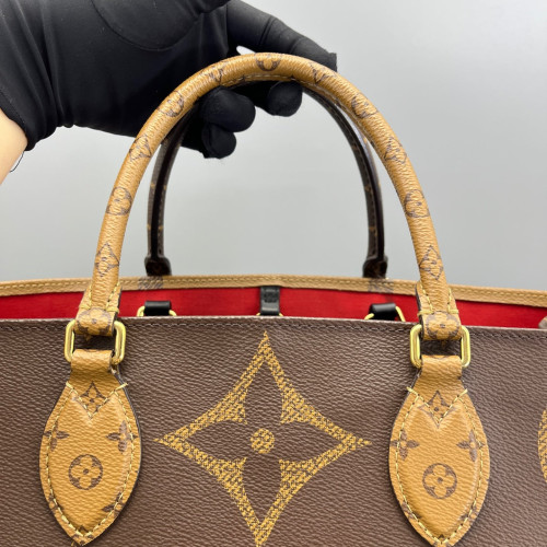 Louis Vuitton Onthego GM Reverse Monogram Giant Brown Black