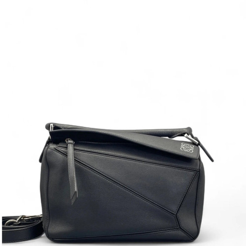 Loewe Small Puzzle Grained Calfskin Black Loewe Small Puzzle Grained Calfskin Black