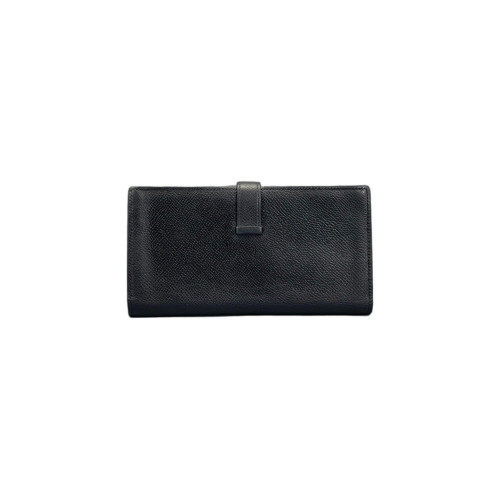 Hermes Bearn Gusset Wallet Epsom 89 Noir