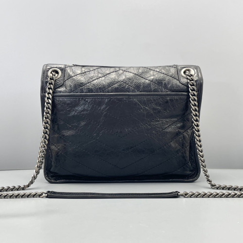 Yves Saint Laurent Medium Niki Chain Calfskin Black
