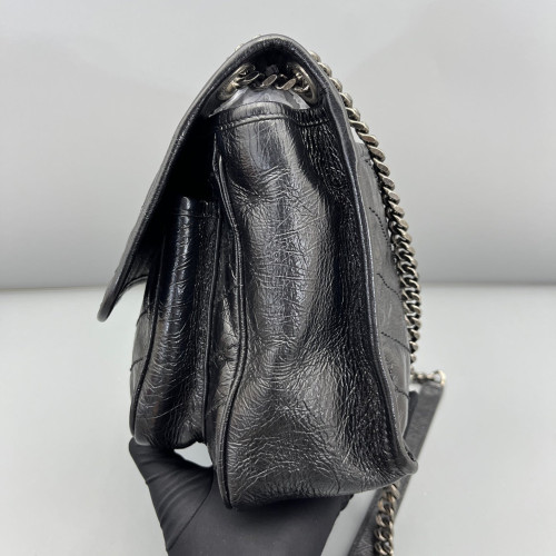 Yves Saint Laurent Medium Niki Chain Calfskin Black