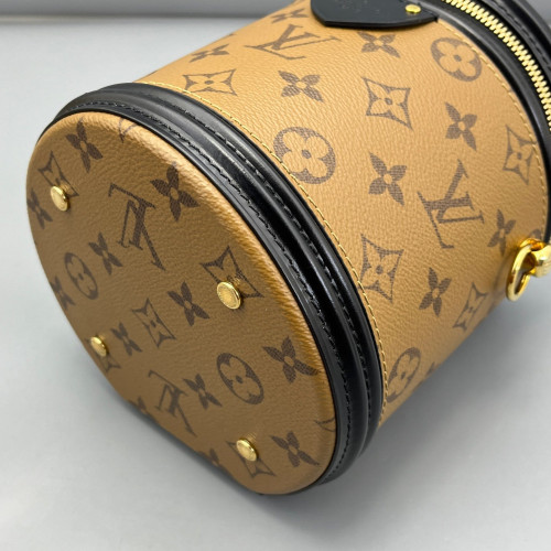 Louis Vuitton Cannes Reverse Monogram Brown Black