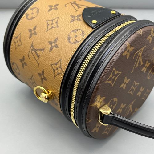 Louis Vuitton Cannes Reverse Monogram Brown Black