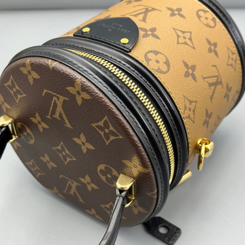 Louis Vuitton Cannes Reverse Monogram Brown Black