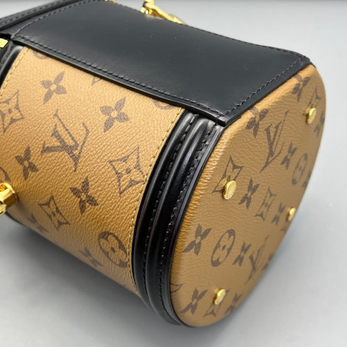 Louis Vuitton Cannes Reverse Monogram Brown Black