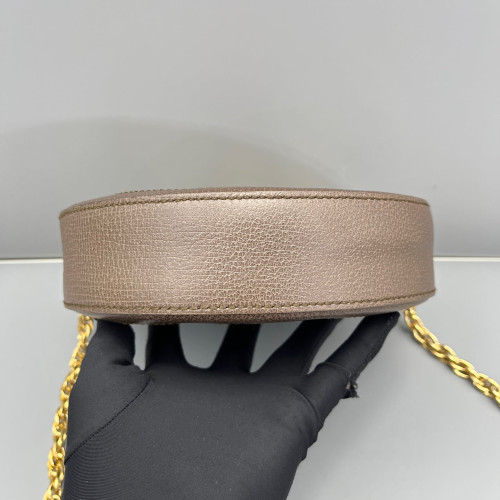 Gucci Web Mini Ophidia Round Bag GG Monogram Beige Ebony Gucci Web Mini Ophidia Round Bag GG Monogram Beige Ebony