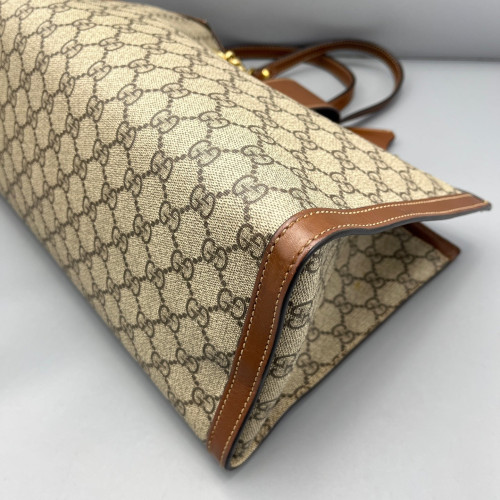 Gucci Medium Padlock Tote GG Monogram Tan Beige Brown Gucci Medium Padlock Tote GG Monogram Tan Beige Brown
